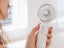 USB Mini Handheld Fan with Hanging Rope Electric Fan with 3 Wind Speeds White Carousel 1