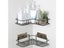 Bathroom Shelf Kitchen Organizer Shelves Corner Frame Iron Shower Caddy Storage Carousel 3