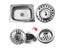 Stainless Steel Kitchen Bathroom Sink Strainers Waste Plugs Carousel 3
