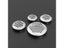 10pcs Round Cabinet Air Duct Vent Dia.19mm-53mm Steel Louver Mesh Hole Plug Carousel 4