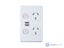 Power Point/USB - Double - Vertical - 10A Carousel 1