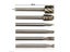 6PCS HSS Rotary Multi Tool Burr Router Bit For Dremel Carousel 7