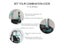 ORIA 2PCS 4 Digit Password Padlock Waterproof Outdoor For Door Suitcase Etc. Carousel 3