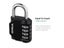 ORIA 2PCS 4 Digit Password Padlock Waterproof Outdoor For Door Suitcase Etc. Carousel 4