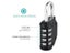 ORIA 2PCS 4 Digit Password Padlock Waterproof Outdoor For Door Suitcase Etc. Carousel 5