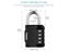 ORIA 2PCS 4 Digit Password Padlock Waterproof Outdoor For Door Suitcase Etc. Carousel 6