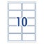 Avery Label Permanent Rectangular 10 Sheets 10 Up L7148 96x51mm Carousel 4