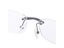 Aluminum Metal Rimless Presbyopic Eyeglasses With Resin Lenses 1.0 3.5 Carousel 6