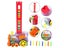 Dominos Blocks Lying Train Clearance - Clearance Carousel 5
