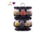 Rotating Cruet Set For Spices Seasoning Jars In Kitchen Storage Carousel 3