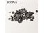 100Pcs/lot Craft DIY Metal Candle Wick Sustainers Carry Holders Tabs Tool Carousel 2