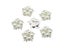 Metal Alloy Buttons 10pcs Lot 23mm Sewing Handwork Rhinestone Decoration Silver Carousel 2
