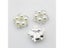 Metal Alloy Buttons 10pcs Lot 23mm Sewing Handwork Rhinestone Decoration Silver Carousel 1