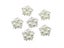 Metal Alloy Buttons 10pcs Lot 23mm Sewing Handwork Rhinestone Decoration Silver Carousel 3