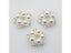 Metal Alloy Buttons 10pcs Lot 23mm Sewing Handwork Rhinestone Decoration Silver Carousel 6