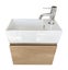 Plywood Oak light Skim Size Wall Hung Vanity 480wx240dx500h $250 Carousel 3