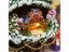 Dollhouse Miniature DIY Wooden House Toys With Furnitures Dust Cover Rotate Carousel 7