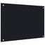 vidaXL Kitchen Backsplash Black 70x50 cm Tempered Glass Carousel 2