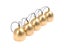 10 Pcs Metal Bell Decoration Pure Copper Bell Pendant Brass Door Bell Diy Craft Carousel 6