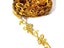 Iron On Gold Embroidered Lace Costumes Lace Trims Appliqued Braided Vintage Carousel 16