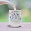 12 OZ/350ml Sublimation Wine Tumbler / Mug White Stainless Steel Insulated Carousel 3
