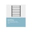 Goldair Straight Round Towel Rail Warmer 7 Bar Black Carousel 4