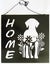Home black metal sign with dog design Carousel 1