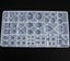 107PCS Silicone Resin Jewelry Casting Mold with Glitter and Flower Decoration Carousel 12