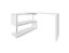 “Final stock clearance " Rotating Computer Desk & Shelf - White (120cm) Carousel 3