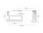 “Final stock clearance " Rotating Computer Desk & Shelf - White (120cm) Carousel 8