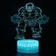 Hulk 3D Night LED Light, Power By USB, 7 Changeable colors Carousel 5