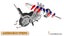 Laser cut COLOUR Easy rider Chopper Motorcycle - 3D puzzle -Jigsaw -Model Carousel 13