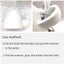 2 Pcs Hamster Automatic Feeder Pet Ceramic Water Feeder -Pink /Blue Carousel 3