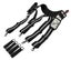 TOOL BELT-LEATHER DOUBLE POUCH TOOL BELT SLIDABLE ON BELT + SUSPENDER/HARNESS Carousel 15