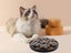 1Pc Pet Cat Slow Feeder Treat Lick Mat Feeding Mat with Suction Cup Black Carousel 3