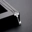 Necklace Key Pendant Genuine White Gold Plated CZ Diamonds Necklace Carousel 3