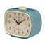 Leni Retro Vintage Rectangle Bedside Analogue Beep Alarm Clock Smokey BLU Carousel 1