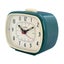 Leni Plastic Retro Analogue Alarm Clock Glow in the Dark Home Room Decor Peacock Carousel 1
