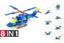 Lego Compatible MetaMorph Blocks (Light Up Helicopter) Carousel 1