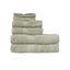 6 Piece Quality Soft 100% Cotton Perfect Touch Silver (Sage) Towel Set Carousel 1