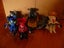 Transformer Bot Shots Sentinel Prime Prowl Bumblebee Iron Hide +Launcher-Topspin Carousel 2