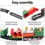 Kids Christmas Train Set - 216cm Christmas Train Toy Set - Battery Oper Carousel 6