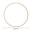 10x Dream Catcher Rings Round Wooden Bamboo Cross Stitch Hoop DIY Craft Carousel 2