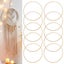 10x Dream Catcher Rings Round Wooden Bamboo Cross Stitch Hoop DIY Craft Carousel 6