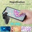 60-100x Pocket Microscope Electric Mini Microscope with LED & UV Light Carousel 5