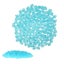 300PCS Luminous Pebbles Stones,Luminous Stones Glow in The Dark Garden Carousel 9