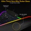 RGB LED Large Soft Gaming Mouse Pad Oversized Non-slip Mat Glowing For Carousel 5