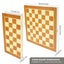 Chess Set Vintage Board Wooden Box Pieces Wood Game Carved Folding Comp Carousel 4