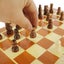 Chess Set Vintage Board Wooden Box Pieces Wood Game Carved Folding Comp Carousel 6