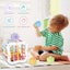 Baby Shape Sorter Toys Colorful Brain Sensory Bin Toy Portable Toddler Carousel 4